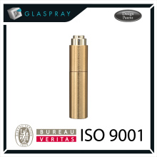 SCALA CNC Twist and Spray 20ml Brossé Gold Aluminium Alloy Refillable Parfum Spray Bottle